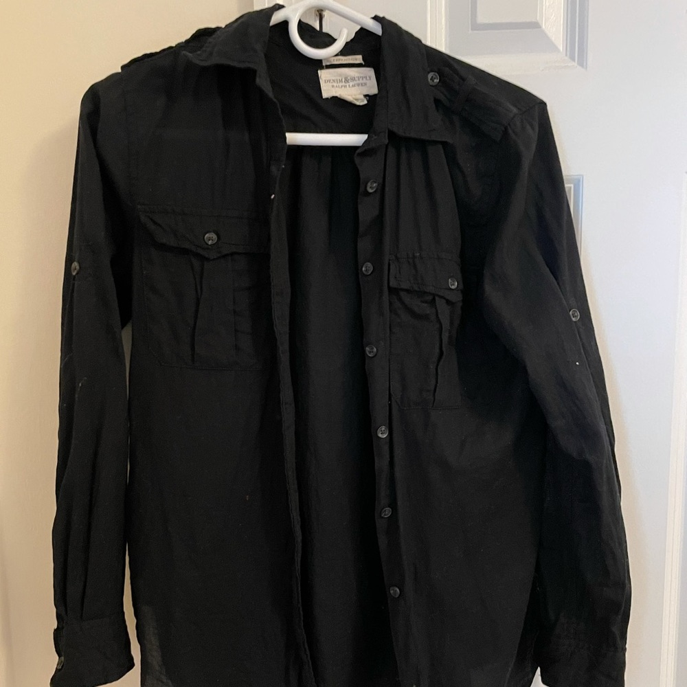 Black Button Down